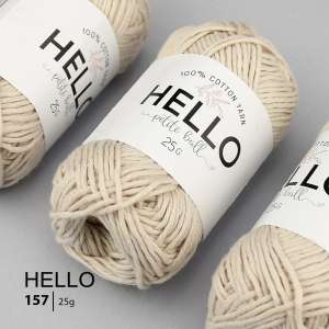 Пряжа HELLO Cotton 157 (25 грам)